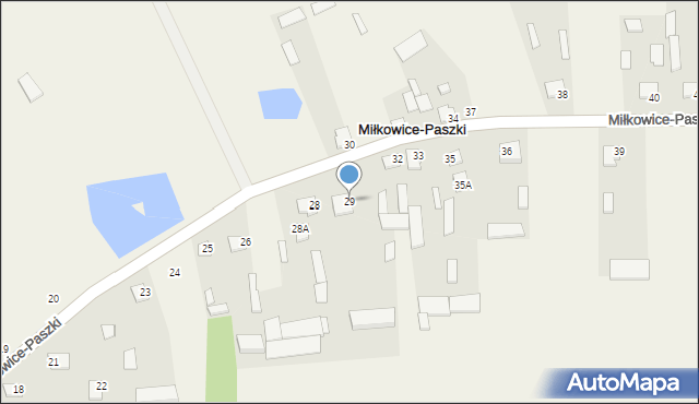 Miłkowice-Paszki, Miłkowice-Paszki, 29, mapa Miłkowice-Paszki