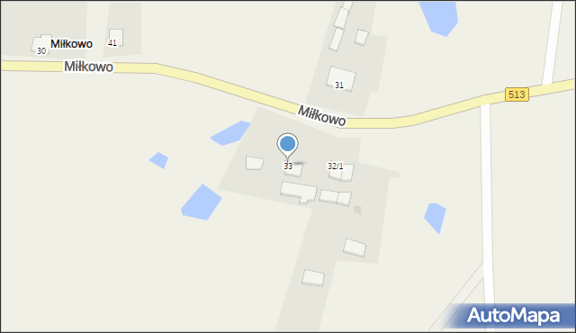 Miłkowo, Miłkowo, 33, mapa Miłkowo