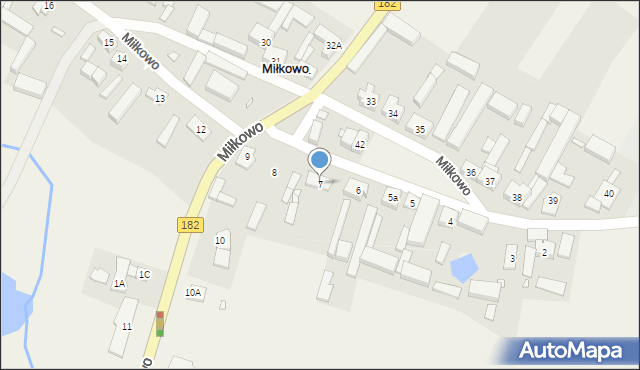 Miłkowo, Miłkowo, 7, mapa Miłkowo