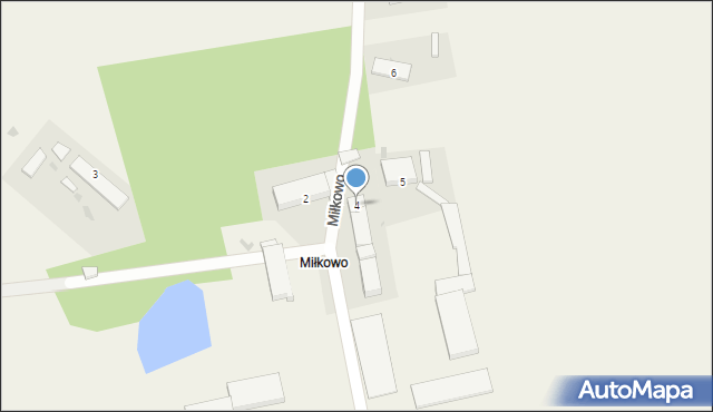 Miłkowo, Miłkowo, 4, mapa Miłkowo