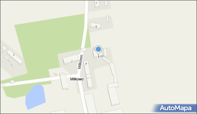 Miłkowo, Miłkowo, 5, mapa Miłkowo