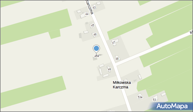 Miłkowska Karczma, Miłkowska Karczma, 46a, mapa Miłkowska Karczma