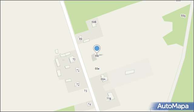 Miłkowska Karczma, Miłkowska Karczma, 69c, mapa Miłkowska Karczma