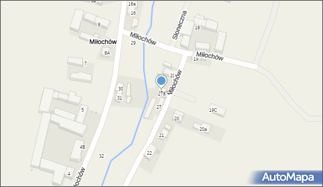 Miłochów, Miłochów, 27a, mapa Miłochów