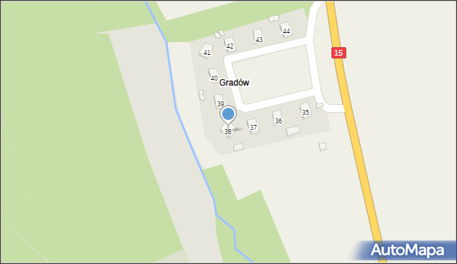 Miłochowice, Miłochowice, 38, mapa Miłochowice