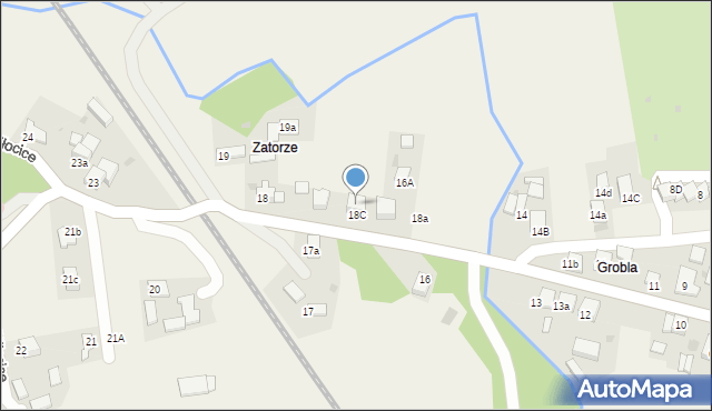 Miłocice, Miłocice, 18b, mapa Miłocice