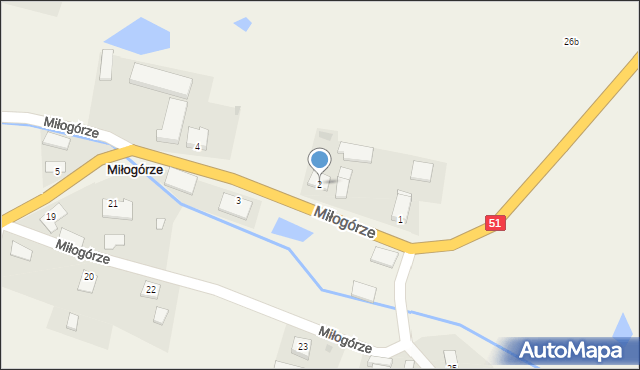 Miłogórze, Miłogórze, 2, mapa Miłogórze