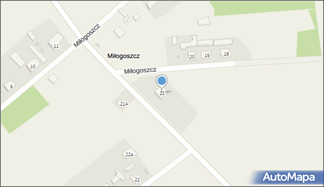 Miłogoszcz, Miłogoszcz, 21, mapa Miłogoszcz