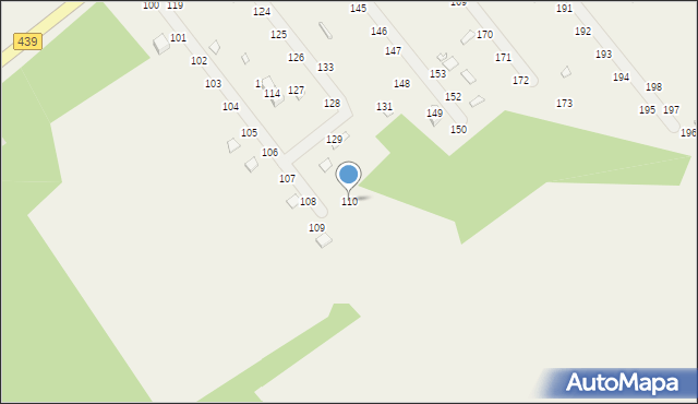 Miłosławice, Miłosławice, 110, mapa Miłosławice