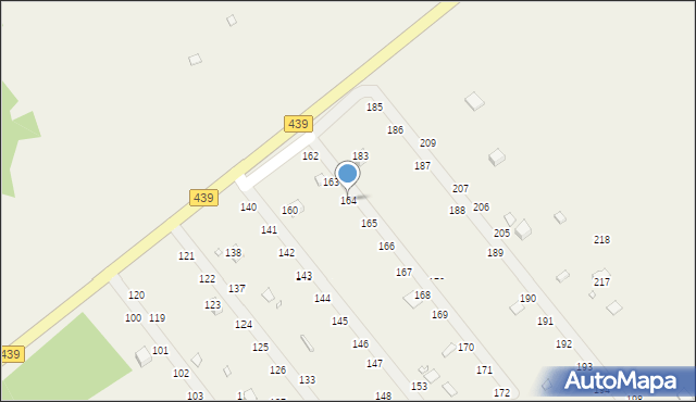 Miłosławice, Miłosławice, 164, mapa Miłosławice