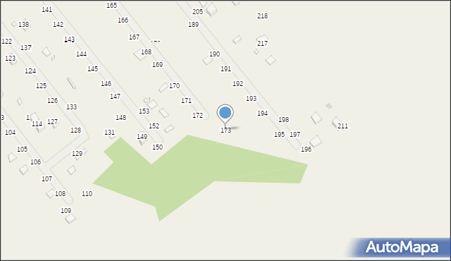 Miłosławice, Miłosławice, 173, mapa Miłosławice