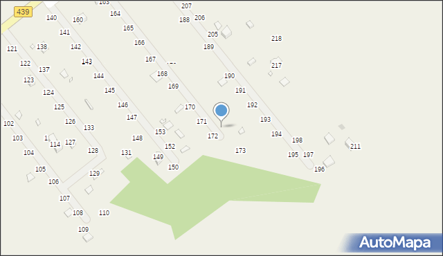 Miłosławice, Miłosławice, 174, mapa Miłosławice