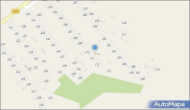 Miłosławice, Miłosławice, 175, mapa Miłosławice