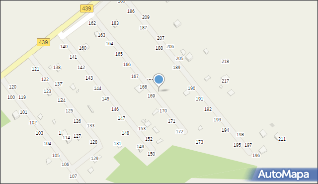 Miłosławice, Miłosławice, 177, mapa Miłosławice