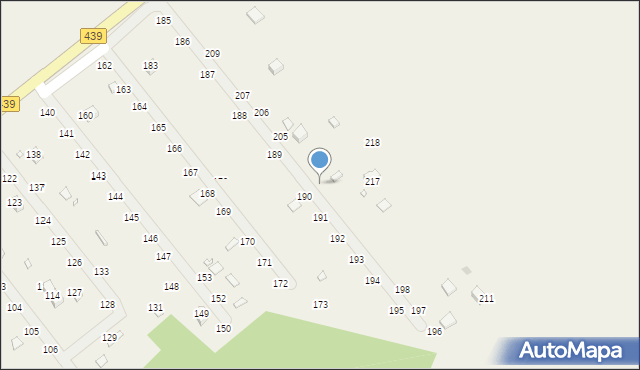 Miłosławice, Miłosławice, 203, mapa Miłosławice