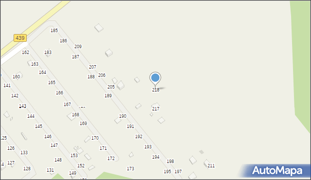 Miłosławice, Miłosławice, 218, mapa Miłosławice