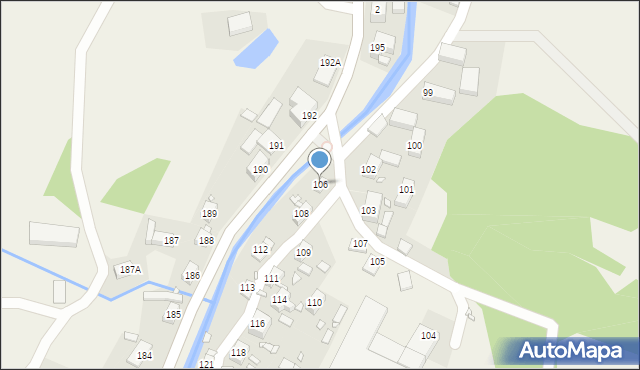 Miłoszów, Miłoszów, 106, mapa Miłoszów