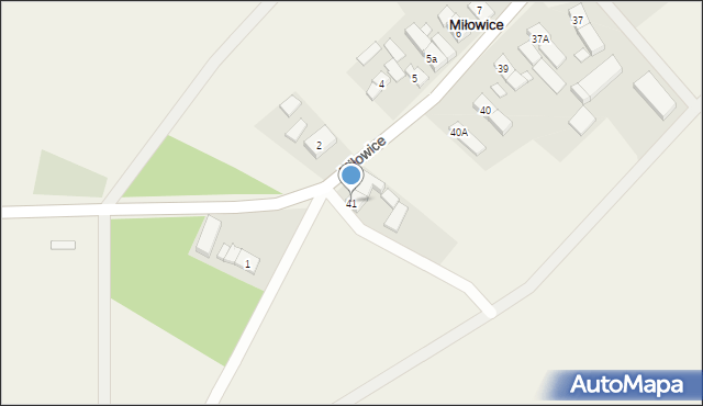 Miłowice, Miłowice, 41, mapa Miłowice