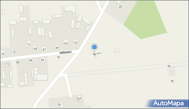 Minczewo, Minczewo, 54, mapa Minczewo