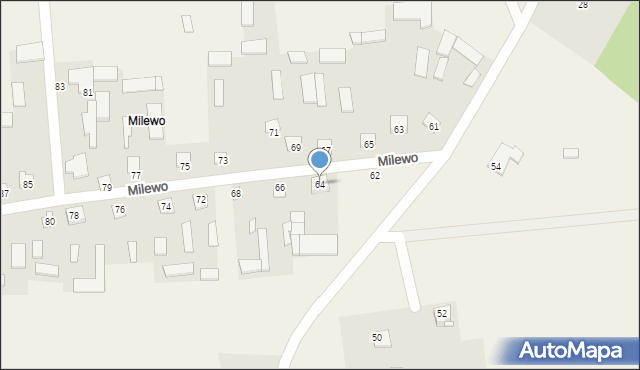 Minczewo, Minczewo, 64, mapa Minczewo