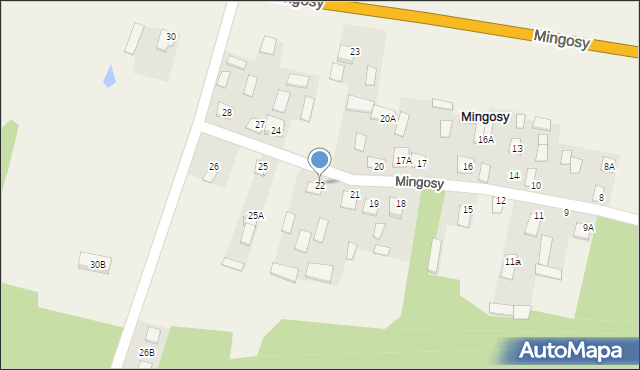 Mingosy, Mingosy, 22, mapa Mingosy