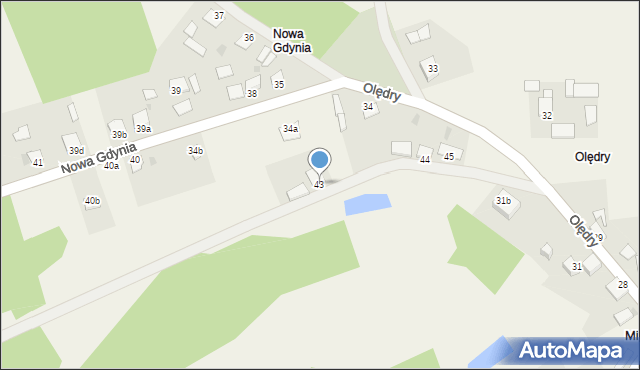 Minikowo, Minikowo, 43, mapa Minikowo