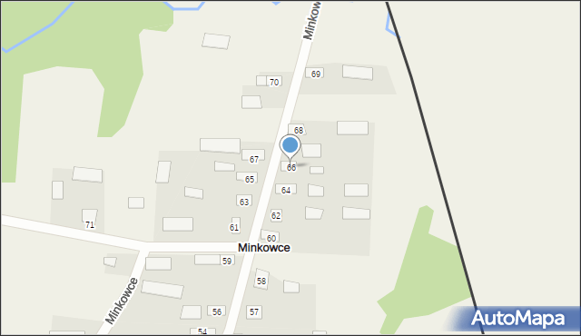 Minkowce, Minkowce, 66, mapa Minkowce