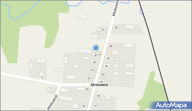 Minkowce, Minkowce, 67, mapa Minkowce