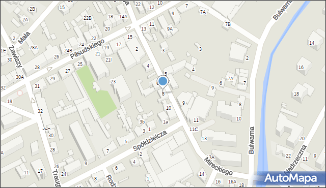 Mińsk Mazowiecki, Mireckiego Józefa, 8, mapa Mińsk Mazowiecki