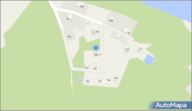 Miodówko, Miodówko, 59, mapa Miodówko