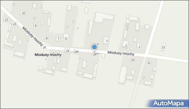 Miodusy-Inochy, Miodusy-Inochy, 19, mapa Miodusy-Inochy