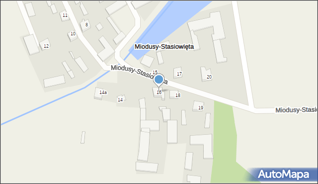 Miodusy-Stasiowięta, Miodusy-Stasiowięta, 16, mapa Miodusy-Stasiowięta