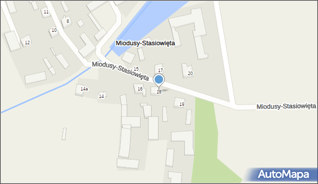 Miodusy-Stasiowięta, Miodusy-Stasiowięta, 18, mapa Miodusy-Stasiowięta