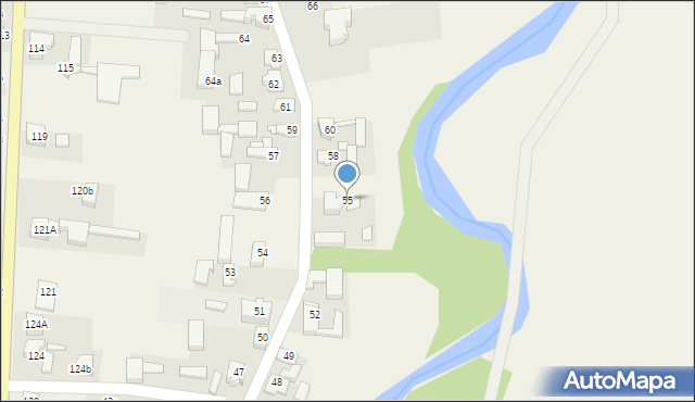 Mirków, Mirków, 55, mapa Mirków