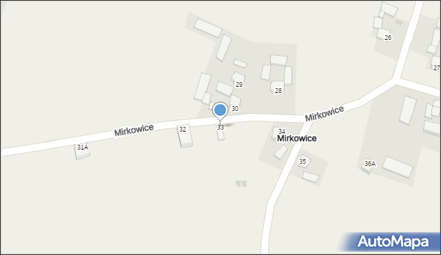 Mirkowice, Mirkowice, 33, mapa Mirkowice