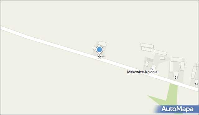 Mirkowice, Mirkowice, 56, mapa Mirkowice
