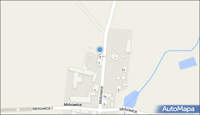 Mirkowice, Mirkowice, 6, mapa Mirkowice