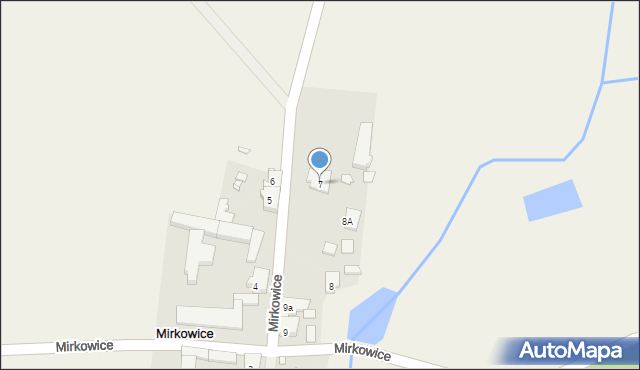 Mirkowice, Mirkowice, 7, mapa Mirkowice