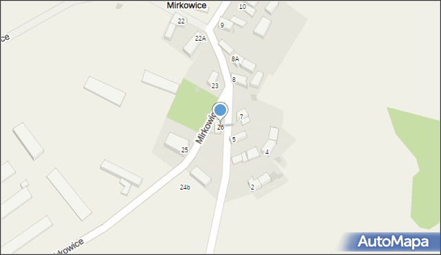 Mirkowice, Mirkowice, 26, mapa Mirkowice