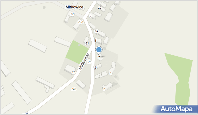 Mirkowice, Mirkowice, 7, mapa Mirkowice