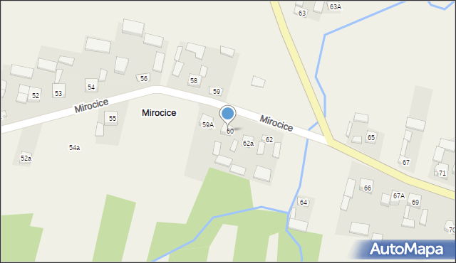 Mirocice, Mirocice, 61, mapa Mirocice
