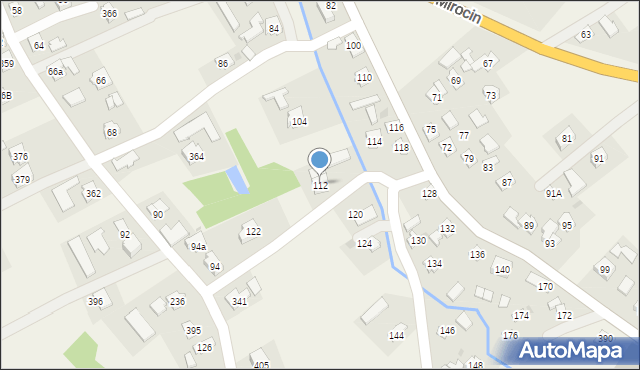 Mirocin, Mirocin, 112, mapa Mirocin