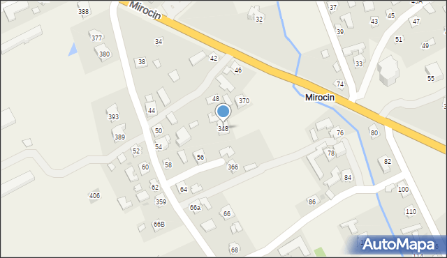 Mirocin, Mirocin, 348, mapa Mirocin