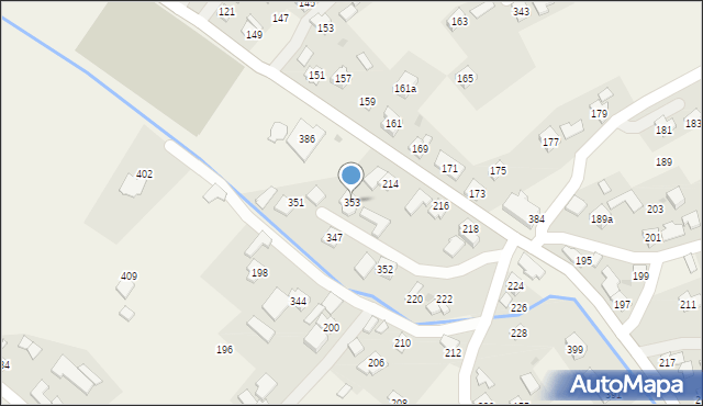 Mirocin, Mirocin, 353, mapa Mirocin