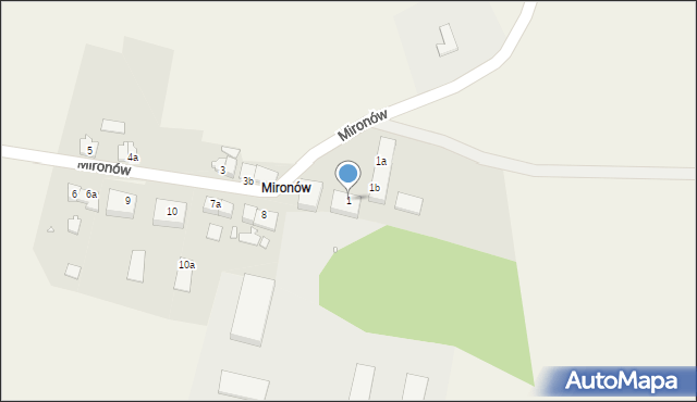 Mironów, Mironów, 1, mapa Mironów