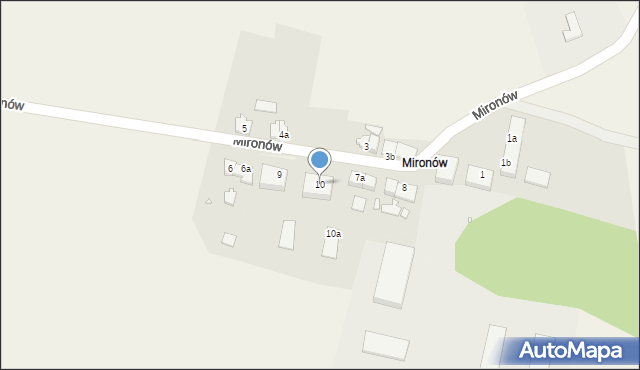 Mironów, Mironów, 10, mapa Mironów