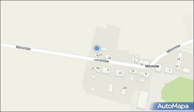 Mironów, Mironów, 5, mapa Mironów