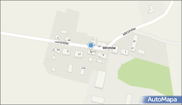 Mironów, Mironów, 7a, mapa Mironów