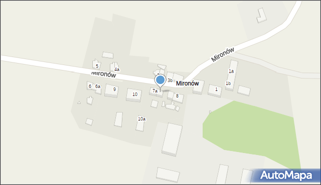 Mironów, Mironów, 7b, mapa Mironów