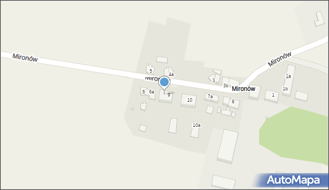 Mironów, Mironów, 9a, mapa Mironów